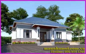 Phối cảnh nhà cấp 4 kích thước 7x10m
