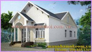 Phối cảnh nhà cấp 4 mái thái kích thước 7x15m