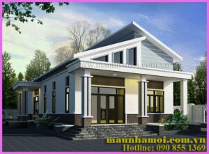 Phối cảnh nhà cấp 4 hiện đại view 2