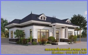 Phối cảnh nhà thiết kế 3 phòng ngủ view 2